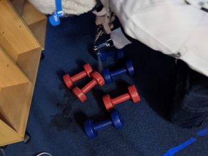 ダンベルの抗菌