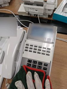 電話機清拭