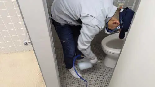 トイレ床の抗菌