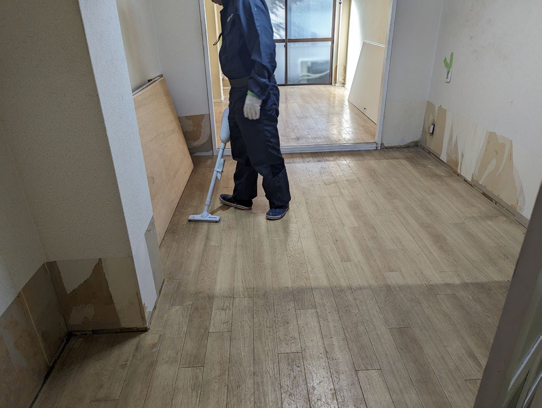 空き家の賃貸マンションでの調査